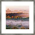 Misty Valley Framed Print