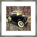Model A Deluxe 1931 Ford Convertible Soft Top Framed Print