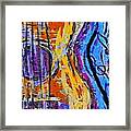 Modern Art Guitar Framed Print