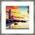 Monterey Coast, Ca Framed Print