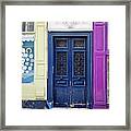 Montmartre Colors - Paris Doors Framed Print