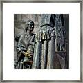 Monument To The Mirandese Framed Print