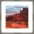 Monument Valley Sunrise Framed Print
