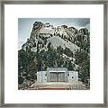 Moody Mount Rushmore Framed Print