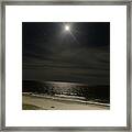 Moon Over Myrtle Beach Framed Print