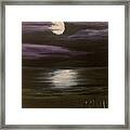 Moonlight Over Ludington Framed Print