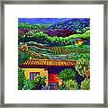 Moonlit Night In Tuscany Framed Print