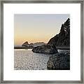 Moonstone Beach Framed Print