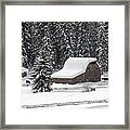 Moose Ranch Framed Print