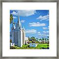 Mormon Lds Temple Framed Print
