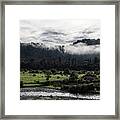 Morning Fog On The Westcoast Framed Print