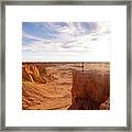 Morning Gobi Framed Print