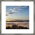 Morning On The Foothills Parkway 4 Framed Print