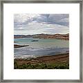 Moroccan Lake And Mountains Framed Print