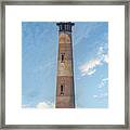 Morris Island Lighthouse - Charleston South Carolina - Standing Tall Framed Print