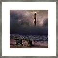 Morris Island Lighthouse Framed Print