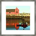 Motif Number One With Reflection Framed Print