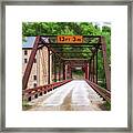 Motor Mill Bridge Framed Print