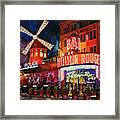 Moulin Rouge Nights Framed Print