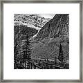 Mount Edith Cavell Hiking Bridge Framed Print