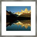 Mount Fitzroy Reflection Framed Print