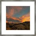 Mount Rose Sunset 2 Framed Print