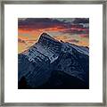 Mount Rundle - Banff Framed Print
