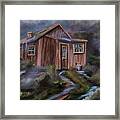 Mountain Cabin Framed Print