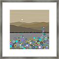 Mountain Meadow Morning Framed Print