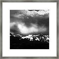 Mountain Spring Storm Framed Print