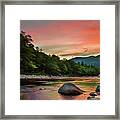 Mountain View River Framed Print
