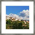 Mountain Village In Spain Framed Print