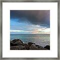 Mounts Bay Sunset Framed Print