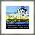 Mouse About Town Store, Disney Hollywood Studios, Walt Disney Wo Framed Print
