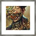 Mouthful Of Madness Framed Print
