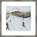 Mt Blanc La Plagne To Les Arcs Framed Print