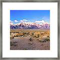 Mt. Whitney Range Panorama Framed Print