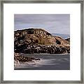 Mumbles Lighthouse Gower Coast Wales Framed Print