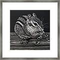 Munching Framed Print