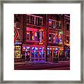 Music City Lights Framed Print