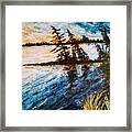 Muskoka Sunrise Framed Print