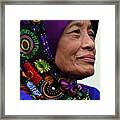 Muslim Woman Portrait Framed Print