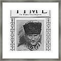 Mustapha Kemal Pasha Framed Print