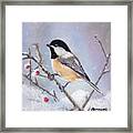 My Little Chickadee Framed Print