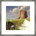 Myrtle Beach And Devils Tower Framed Print