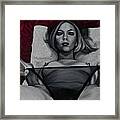 Mystery Under The Panties Framed Print