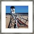 Nantucket Lighthouse At Brant Point Framed Print