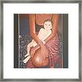 Madonna And Child--naomi And Ezra Framed Print