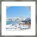 Naoussa Waterfront Framed Print