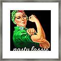 Nasty Woman Irish Lassie Framed Print